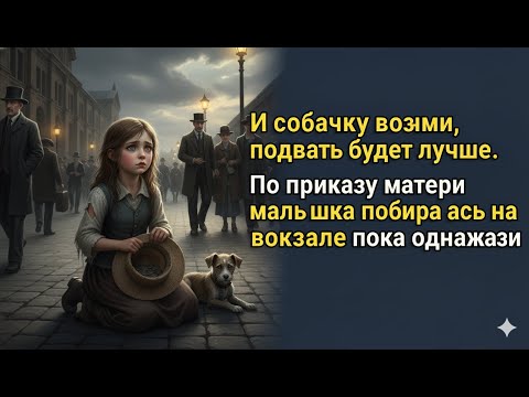 Видео: И собачку возьми, подавать будут лучше. По приказу матери малышка побиралась на вокзале пока однажды