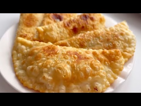 Видео: Хрустящие, сочные чебуреки. Чебуреки қазақша рецепт.