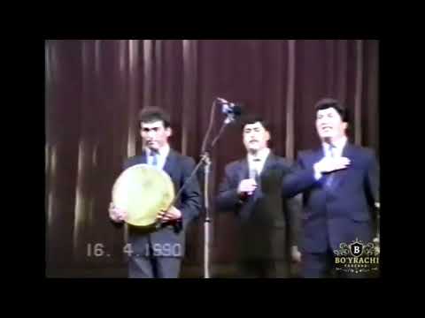 Видео: Бобомурод Хамдамовнинг 50 ёшлик юбилей кечасида Каримбой Рахмонов ТОШКЕНТ 1990 йил