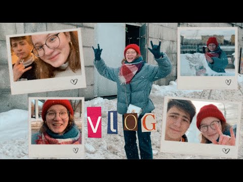 Видео: VLOG || неучебная среда, февральская москва и артур