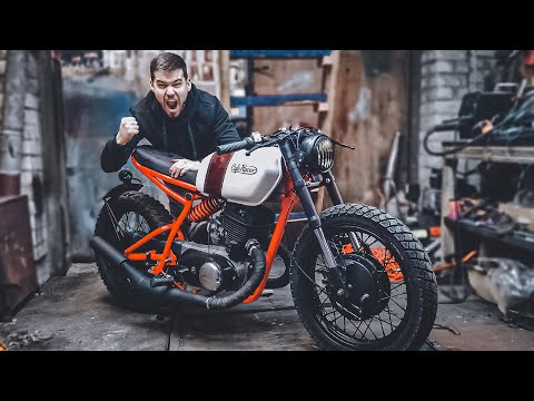 Видео: Мотоцикл ИЖ Cafe Racer ГОТОВ