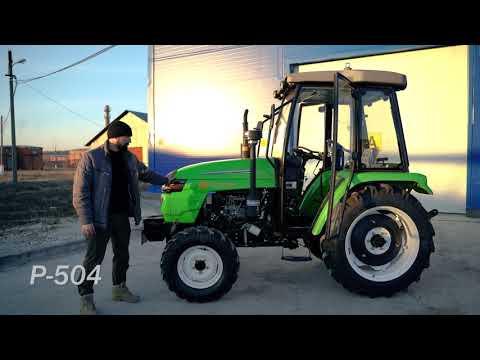 Видео: Обзор трактора Рустрак 504 с кабиной!