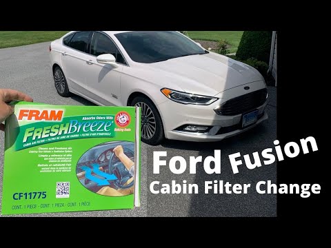 Видео: Как заменить салонный фильтр Ford Fusion