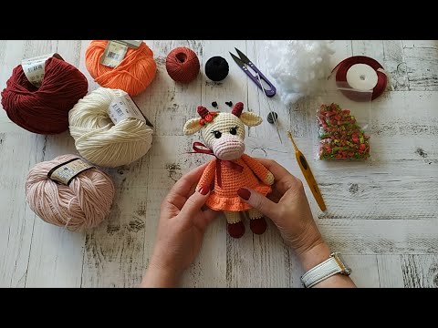 Видео: Коровка Зорька. Мастер-класс. Символ 2021 года.