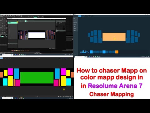 Видео: Как использовать Chaser Mapping для дизайна цветовой карты в Resolume Arena 7.Resolume Me Chaser ...