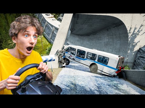 Видео: АВАРИИ НА АВТОБУСЕ В БИМКЕ ! (BEAM NG DRIVE)