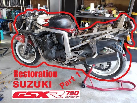 Видео: GSXR 750 '88 Реставрация Часть 1