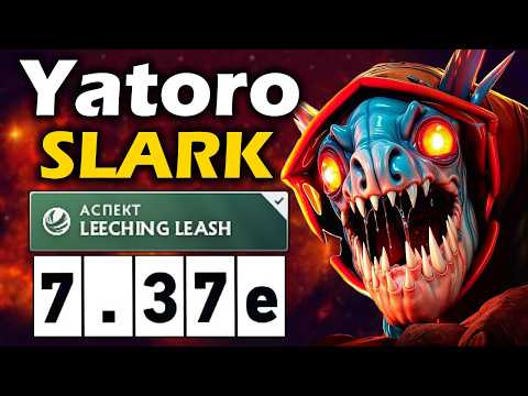 Видео: Яторо на Сларке 30 тира показывает уровень! - Yatoro Slark 7.37 ДОТА 2