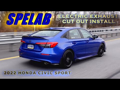 Видео: Установка электронного выхлопа SPELAB на мой Honda Civic Sport 11-го поколения 2022 года