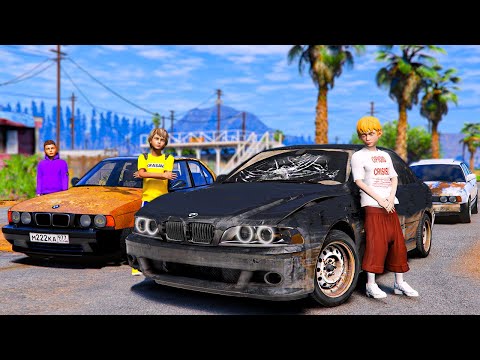 Видео: ОПЕРСКАЯ ЕЗДА В GTA 5 - ШАШКИ ПО ГОРОДУ НА РЖАВЫХ BMW M5! ЗАСТРЯЛ В ПЕСКЕ НА РАЗБИТОМ БУМЕРЕ! 🌊ВОТЕР