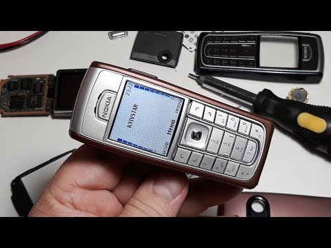 Видео: Реставрация Nokia 6230i black восстановление ретро телефона из Германии