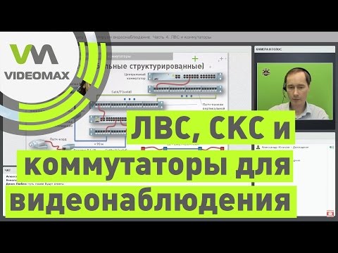 Видео: ЛВС, СКС и коммутаторы для IP-видеонаблюдения. Вебинар 3 июня 2016