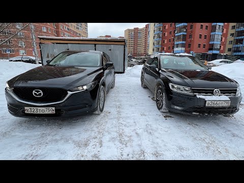 Видео: Mazda CX5 или Volkswagen Tiguan II, что выбрать за 2.000.000 рублей?