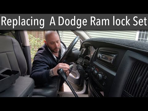 Видео: Как заменить замок зажигания и цилиндр дверного замка Dodge Ram
