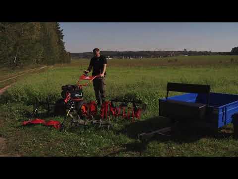 Видео: Тест мотоблока Мул производства КАДВИ