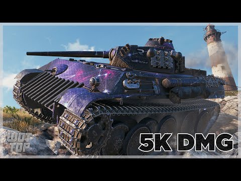 Видео: Aufklärungspanzer Panther - 5К УРОНА 10 ФРАГОВ - World of Tanks