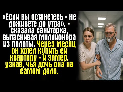 Видео: «Если вы останетесь — не доживёте до утра», — сказала санитарка, вытаскивая миллионера из палаты