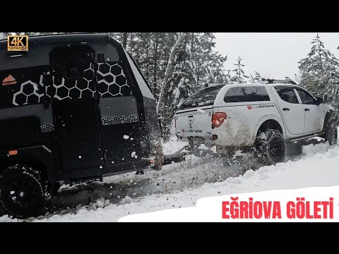 Видео: МЫ НЕ МОГЛИ ПОЕХАТЬ НА ОЗЕРО С КАРАВАНОМ ВО ВРЕМЯ СНЕЖНОЙ БУРАНИ! - Дрон РАЗБИЛСЯ! #зимний лагерь