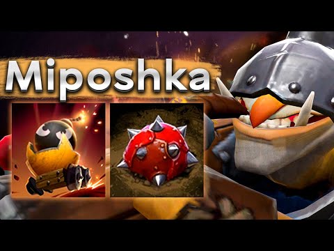 Видео: Мипошка на Течисе показал силу героя! - Miposhka Techies 7.35 DOTA 2