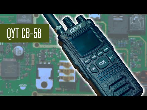 Видео: QYT CB-58 СиБи радиостанция с AliExpress. Носимая сибишка из Китая. Чувствительность, мощность. 27