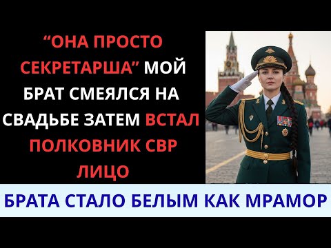 Видео: Она просто секретарша," — смеялся брат на свадьбе. Потом встал полковник СВР...