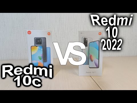 Видео: Сравнение XIAOMI Redmi 10c VS Redni 10 2022