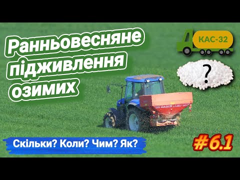 Видео: Ранневесенняя подкормка пшеницы и других озимых. Лучшие удобрения весной: КАС, аммиачная селитра