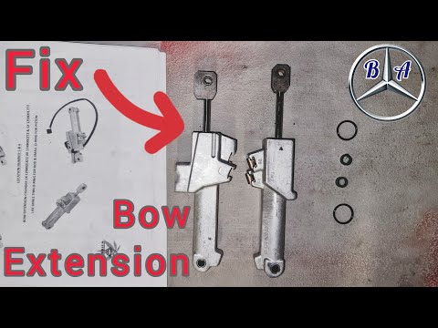 Видео: Советы и рекомендации по замене уплотнений цилиндров выдвижения лука (R129)