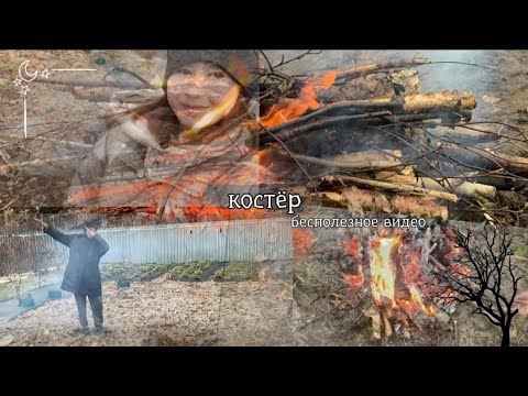Видео: просто КОСТЁР 🔥 (бесполезное видео) 