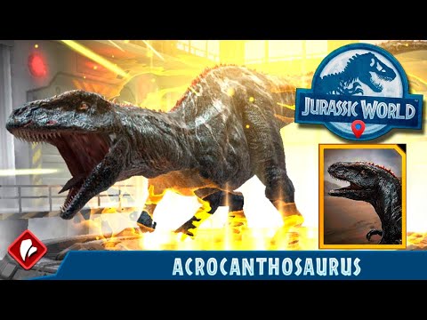 Видео: Акрокантозавр Jurassic World Alive acrocanthosaurus