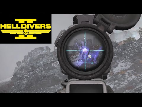Видео: Стрелковая винтовка с плаз-ускорителем теперь довольно интересна (против ботов) - Helldivers 2 D1...