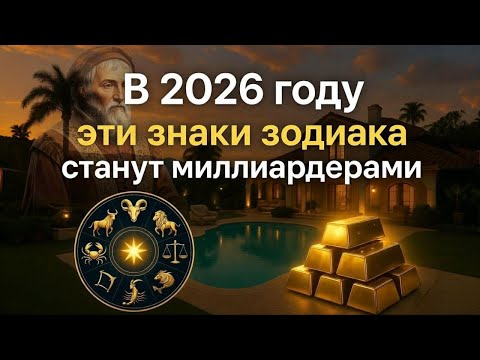 Видео: Нострадамус назвал знаки Зодиака, которые станут миллиардерами в 2026 году