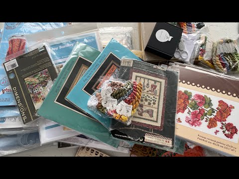 Видео: 360. . Болею вышивкой! Покупки! Вышивка крестиком