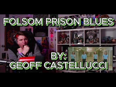 Видео: ЗАПОРЬТЕ МЕНЯ!!!!!!!! Слепая реакция на Джеффа Кастеллуччи - Folsom Prison Blues