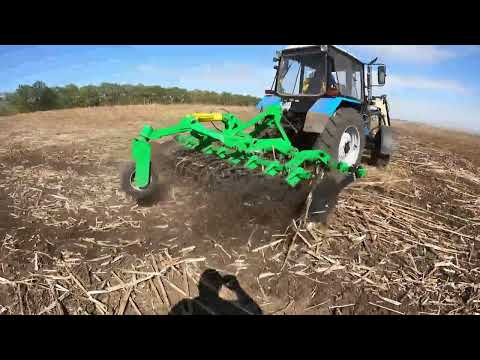 Видео: Підготовка грунту під посів колісницею від Велес-Агро .