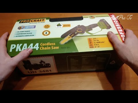 Видео: Аккумуляторная пила PRO•CRAFT-PKA44 PROFESSIONAL🔥Обзор+Тест 