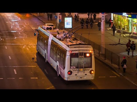 Видео: Інфарматор Мінск Тролейбус Машрут 53 (ДС Зялёный Луг 6-Дс Малінау́ка 4)