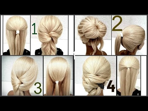 Видео: Топ 5 Самых быстрых причесок для самой себя. Top 5 Fastest Hairstyles for Yourself