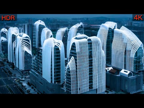 Видео: Посетите самое футуристическое здание Китая: внутри его квартир!