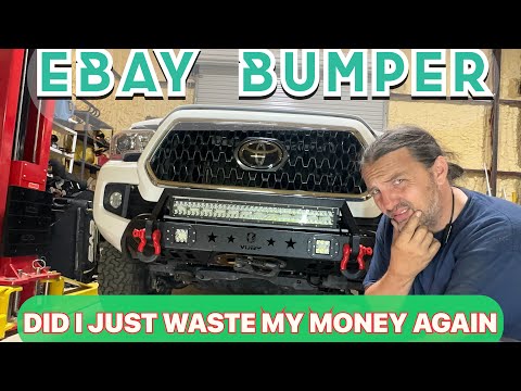 Видео: Бампер eBay / Amazon для Tacoma