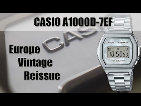 Видео: Мои первые цифровые часы! | Casio Europe Vintage Collection A1000D-7EF | С перламутровым цифербла...