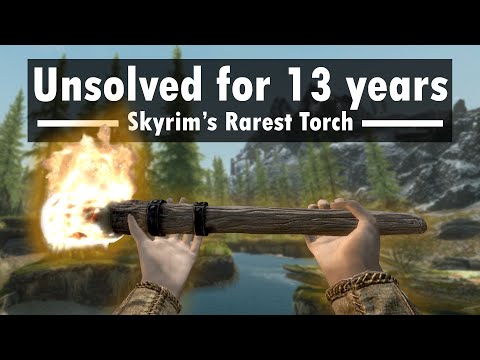 Видео: Тайна самого редкого факела Скайрима