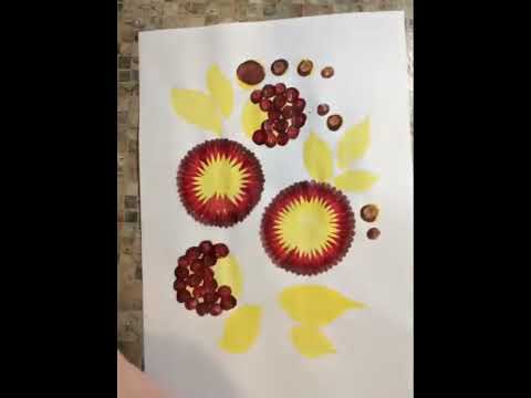 Видео: Майстер клас -  Букет петриківськи айстри. Петриківський розпис..  Drawing lessons. Draw asters