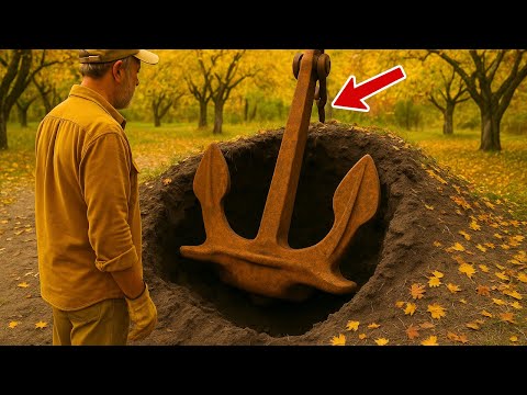 Видео: Фермер нашёл огромный ЯКОРЬ в саду, пошёл по цепи — и ПОБЛЕДНЕЛ…
