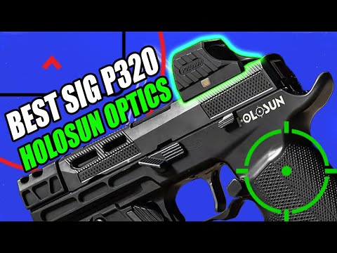 Видео: Лучшие коллиматорные прицелы Sig P320 Holosun Red & Green + адаптерные пластины