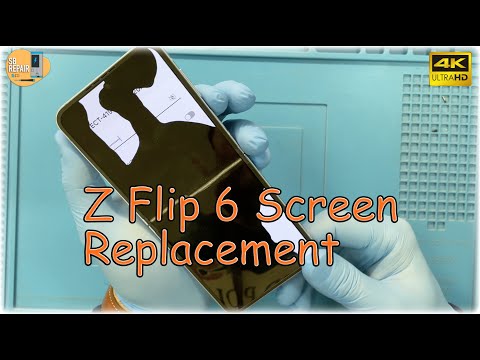Видео: Замена экрана Samsung Galaxy Z Flip 6 #samsung #galaxyzflip6 #4K