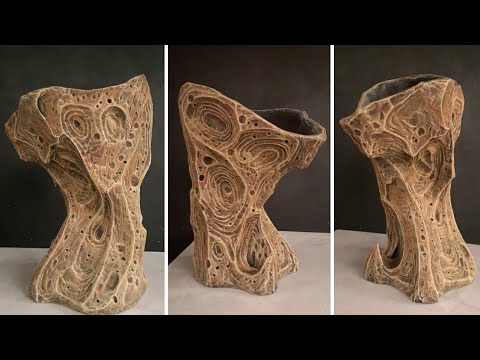 Видео: горшки для бонсай с легким рельефом