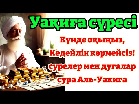 Видео: 10 МИНУТ КЕЙІН СІЗ ҚҰРМАЙ АҚША АЛАСЫЗ, АЛУДЫ СҰРАҢЫЗ Уақиға сүресі, Ризық, Байлық Несібеңіз Артады!