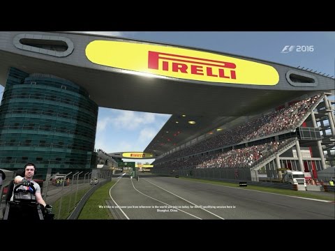 Видео: Гран-при Китая 2016 квалификация McLaren-Honda Formula 1 Team - F1 2016 на руле Logitech G920