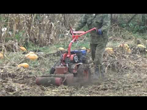 Видео: Кардон лайф. Мульчировщик на базе мотоблока АГАТ. Как это работает.